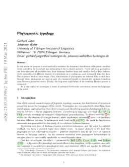 Phylogenetic typology