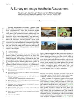A Survey on Image Aesthetic Assessment