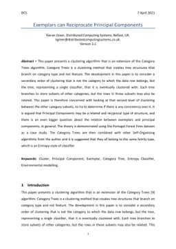 Exemplars can Reciprocate Principal Components