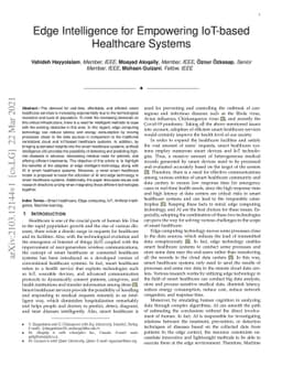 Edge Intelligence for Empowering IoT-based Healthcare Systems