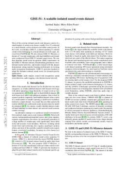 GISE-51: A scalable isolated sound events dataset