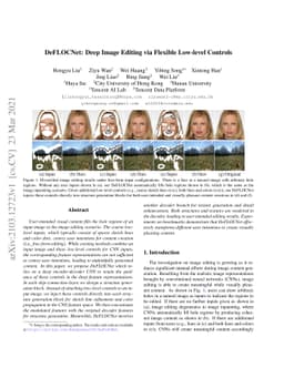 DeFLOCNet: Deep Image Editing via Flexible Low-level Controls