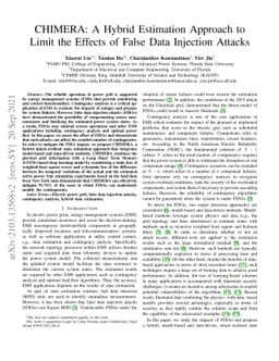 CHIMERA: A Hybrid Estimation Approach to Limit the Effects of False Data
  Injection Attacks