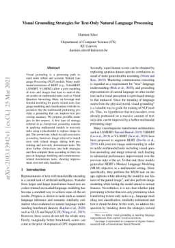 Visual Grounding Strategies for Text-Only Natural Language Processing