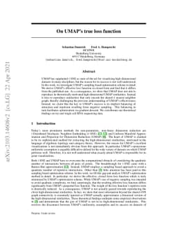 On UMAP's true loss function
