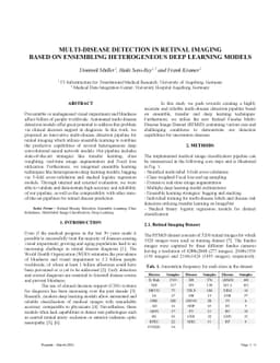 Multi-Disease Detection in Retinal Imaging based on Ensembling
  Heterogeneous Deep Learning Models