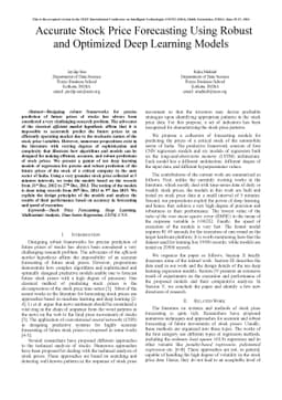 Accurate Stock Price Forecasting Using Robust and Optimized Deep
  Learning Models