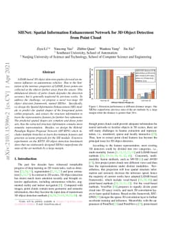 SIENet: Spatial Information Enhancement Network for 3D Object Detection
  from Point Cloud