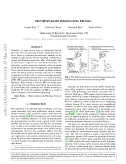 Prototype-based Personalized Pruning