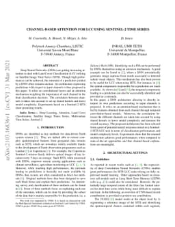 Channel-Based Attention for LCC Using Sentinel-2 Time Series