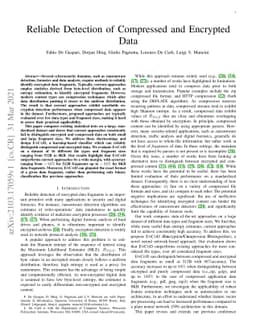 Reliable Detection of Compressed and Encrypted Data