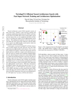 NetAdaptV2: Efficient Neural Architecture Search with Fast Super-Network
  Training and Architecture Optimization