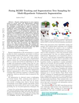 Fusing RGBD Tracking and Segmentation Tree Sampling for Multi-Hypothesis
  Volumetric Segmentation
