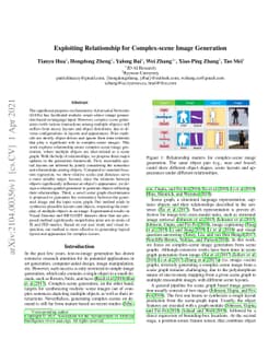 Exploiting Relationship for Complex-scene Image Generation