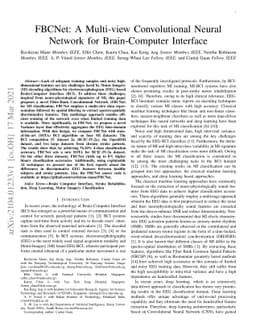 FBCNet: A Multi-view Convolutional Neural Network for Brain-Computer
  Interface