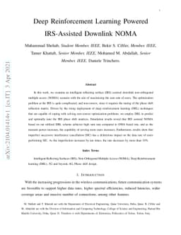 Deep Reinforcement Learning Powered IRS-Assisted Downlink NOMA
