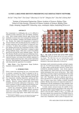 LI-Net: Large-Pose Identity-Preserving Face Reenactment Network
