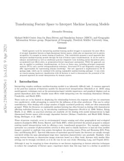 Transforming Feature Space to Interpret Machine Learning Models