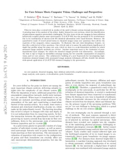 Ice Core Science Meets Computer Vision: Challenges and Perspectives