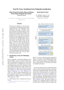 Fool Me Twice: Entailment from Wikipedia Gamification