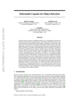 Deformable Capsules for Object Detection