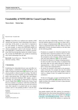 Unsuitability of NOTEARS for Causal Graph Discovery