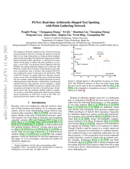 PGNet: Real-time Arbitrarily-Shaped Text Spotting with Point Gathering
  Network