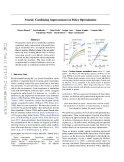 Muesli: Combining Improvements in Policy Optimization