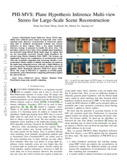 PHI-MVS: Plane Hypothesis Inference Multi-view Stereo for Large-Scale
  Scene Reconstruction