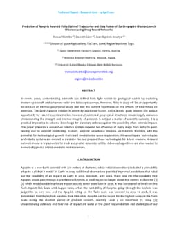 Prediction of Apophis Asteroid Flyby Optimal Trajectories and Data
  Fusion of Earth-Apophis Mission Launch Windows using Deep Neural Networks