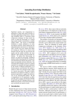 Annealing Knowledge Distillation