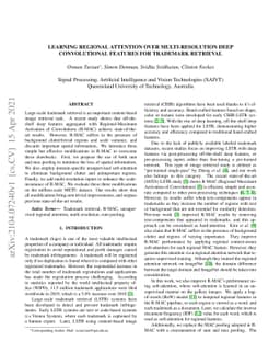 Learning Regional Attention over Multi-resolution Deep Convolutional
  Features for Trademark Retrieval