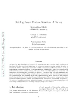 Ontology-based Feature Selection: A Survey