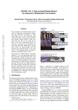 SIMMC 2.0: A Task-oriented Dialog Dataset for Immersive Multimodal
  Conversations