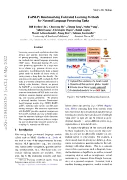 FedNLP: Benchmarking Federated Learning Methods for Natural Language
  Processing Tasks