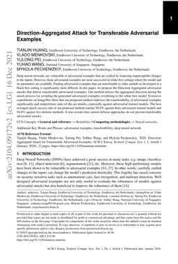 Direction-Aggregated Attack for Transferable Adversarial Examples