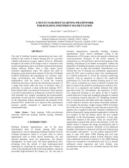 A Multi-Task Deep Learning Framework for Building Footprint Segmentation