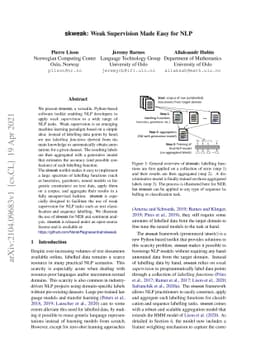 skweak: Weak Supervision Made Easy for NLP
