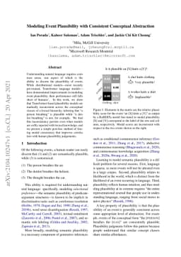 Modeling Event Plausibility with Consistent Conceptual Abstraction