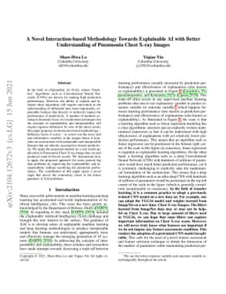 A Novel Interaction-based Methodology Towards Explainable AI with Better
  Understanding of Pneumonia Chest X-ray Images