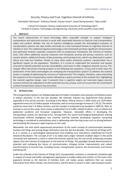 Security, Privacy and Trust: Cognitive Internet of Vehicles