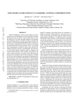 Explainable AI For COVID-19 CT Classifiers: An Initial Comparison Study