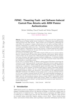 FIPAC: Thwarting Fault- and Software-Induced Control-Flow Attacks with
  ARM Pointer Authentication