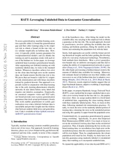 RATT: Leveraging Unlabeled Data to Guarantee Generalization