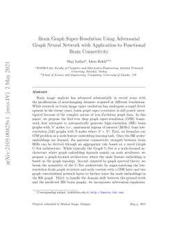 Brain Graph Super-Resolution Using Adversarial Graph Neural Network with
  Application to Functional Brain Connectivity
