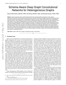Schema-Aware Deep Graph Convolutional Networks for Heterogeneous Graphs
