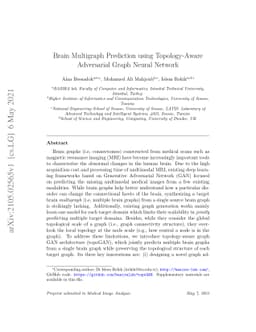 Brain Multigraph Prediction using Topology-Aware Adversarial Graph
  Neural Network