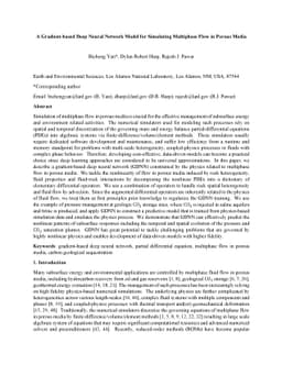 A Gradient-based Deep Neural Network Model for Simulating Multiphase
  Flow in Porous Media