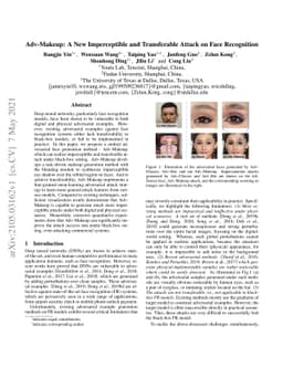 Adv-Makeup: A New Imperceptible and Transferable Attack on Face
  Recognition