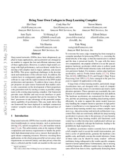 Bring Your Own Codegen to Deep Learning Compiler